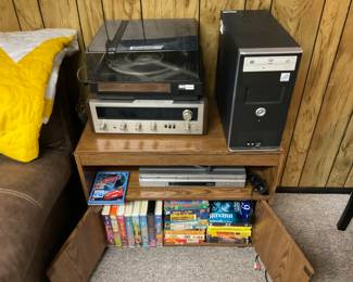 VHS AND OLDER STEREO SET