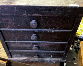 VINTAGE CASH REGISTER DRAWER CABINET II