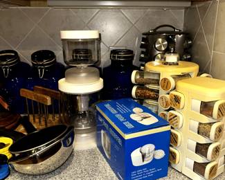 CANNISTERS SPICE RACKS