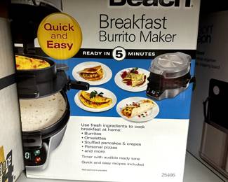 HB BREAKFAST BURRITO MAKER NIB