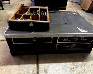 VINTAGE CASH REGISTER DRAWER CABINET