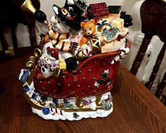 COOKIE JAR HOLIDAY SLEIGH