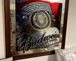 BUDWEISER BEER MIRROR