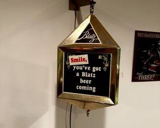 BLATZ BEER SIGN