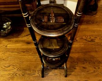 FOLDING PIE PLATE SHELF II
