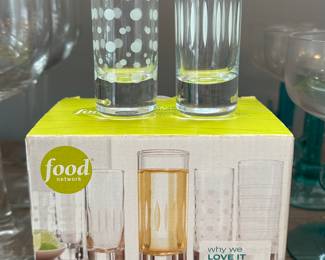 Food Network Patterned Shot Glasses 