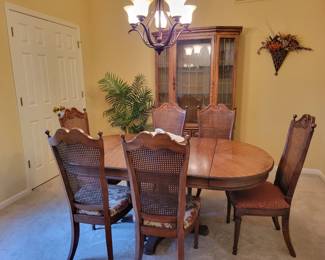 Dining table, 6 chairs - sold separately