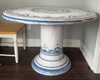 Italian Style Ceramic Table 