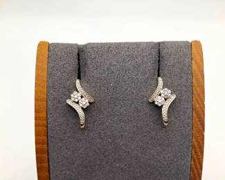 Gold Diamond Earrings