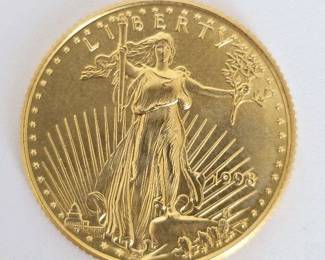1998 1/4 Ounce American Gold Eagle Brilliant Uncirculated Condition