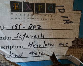 SAFAVIEH 100 % wool Rug  9' x 12'