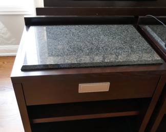 nightstands 29.5" x 22" x 27" , granite top removeable