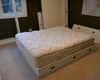 RH RESTORATION HARDWARE Avalon Canopy Bed with Trundle