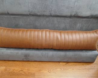 leather pillow