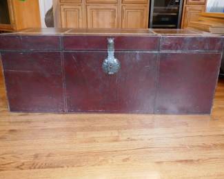 Room & Board Leather Storage Bench