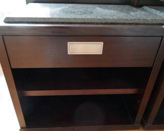 nightstands 29.5" x 22" x 27" , granite top removeable