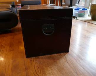 Room & Board Leather Storage Bench