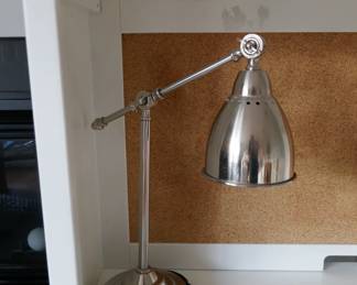 Pottery Barn white desk with hutch 47.5" wide, 24" deep, 66" tall