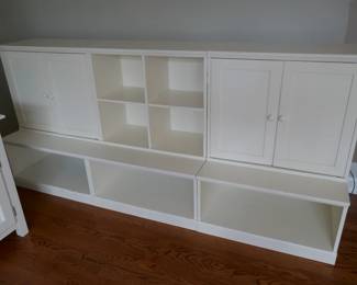 POTTERY BARN 3 units storage. Each measure 29" x21" x 40"