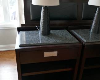 nightstands 29.5" x 22" x 27" , granite top removeable 