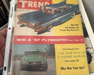 Motor Trend magazines 1950's