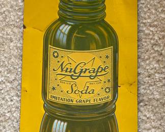 Metal sign NuGrape Soda