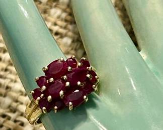Rubies and gold