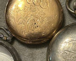 gold filled case pocket watches