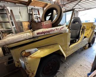 Taking serious bids on this 1974 VW Thing. The bids will be presented to the owner at the end of the sale. This would be an amazing vehicle to restore!