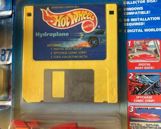 Hot Wheel Hydroplane with floppy disc
