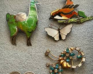 enamel and sterling jewelry