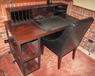 Contemporary Desk & Leather chair