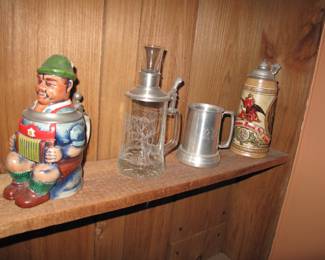 Various Tankards & Steins
