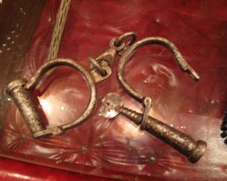 Antique shackles