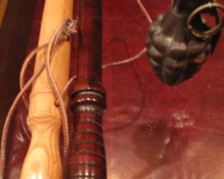 night sticks & dummy grenade