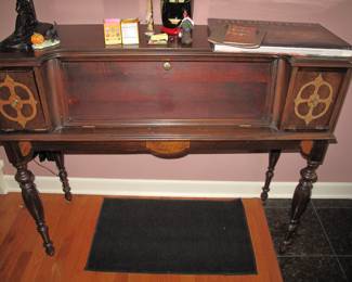 Antique Mahogany Pigeon hole writing desk