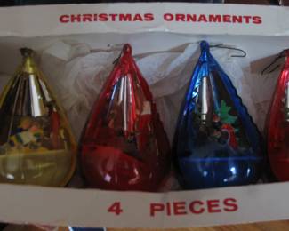 Vintage Jewel Brite Ornaments