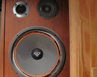 Vintage Walnut Cerwin Vega 311-P 3 way 12" woofer needs new foam. Cabinets are beautiful 