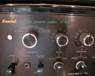 Sansui AU999 working amplifier