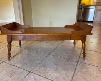 MCM Maple Coffee Table w/drawer
42”L 18.5”d 17”t.   