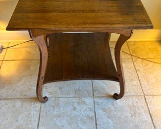 Antique Lamp Table  26”w 25.5”d 28.5”t
$250.00
