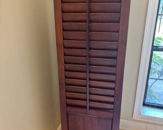 3 Panel Room Divider w/Shutters
54”w 1” d 68.25”t.     $300.00