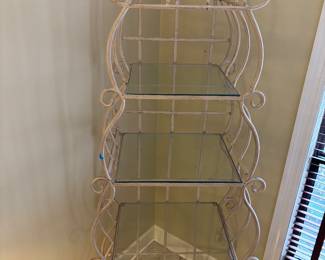 Metal Bird Cage Bakers Rack
32.5”w 18”d 80”t.     
