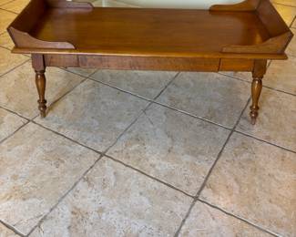 MCM Maple Coffee Table w/drawer
42”L 18.5”d 17”t.   