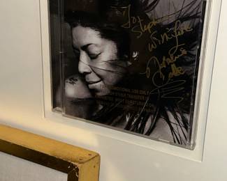 Autograph Natalie Cole 