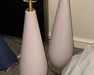 Pink Glass Lamps 