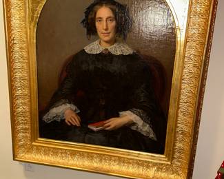 Original signed and dated oil painting by Jean Mathieu Nisen 1855