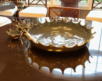 "Splash" Bowl enamel metal by Nima Oberoi 