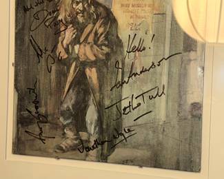 RARE autograph Jethro Tull album 