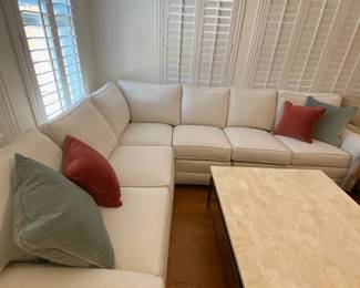 Ethan Allen coffee table & Sectional